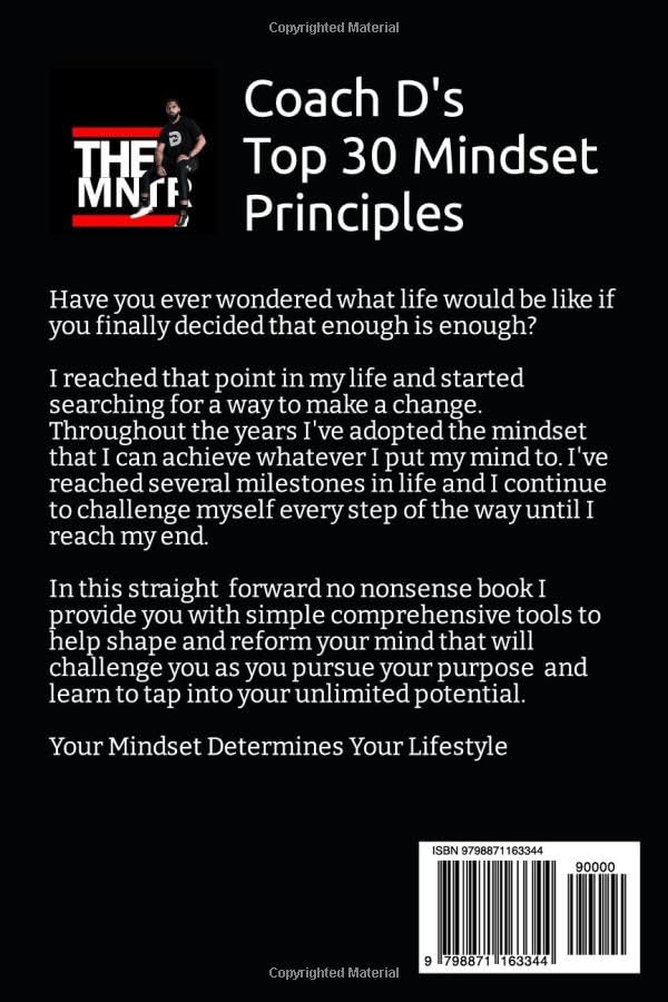 Load image into Gallery viewer, Coach D&#39;s 30 Day Mindset Challenge: 30 Practical Principles to Help Guide You Towards a Purposeful Life (Paperback)
